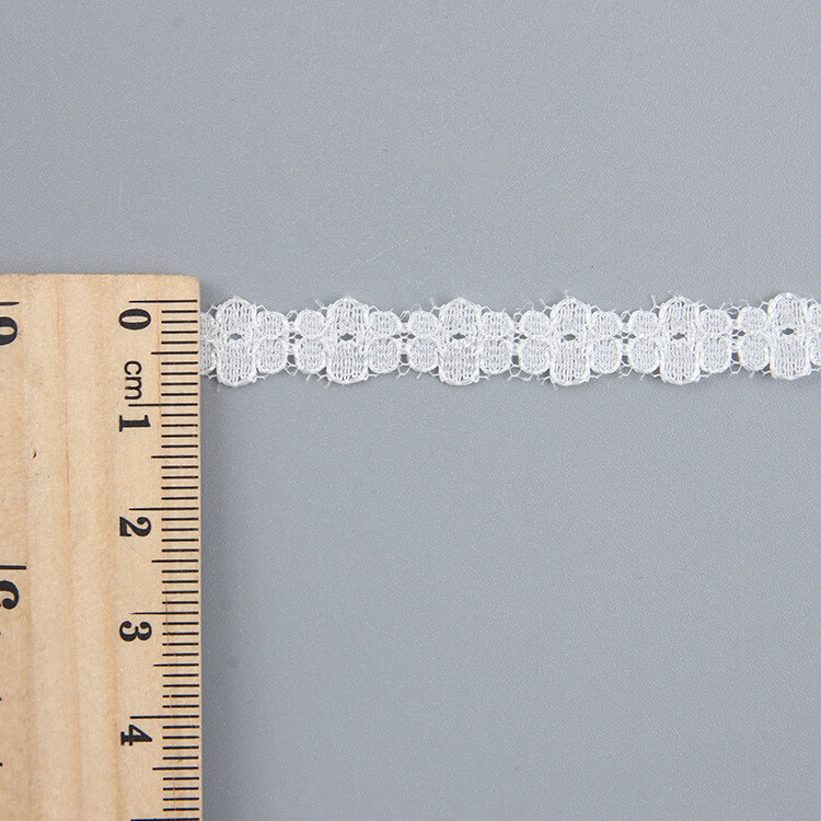 Lace Trim White Nylon Lace Fabric for Apparel Wholesale Supplier 7